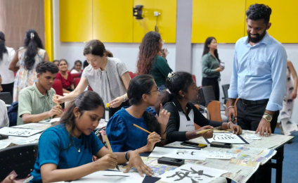 Japanese Language Unit Hosts Cultural Exchange Event in Collaboration with the Japan Foundation New Delhi